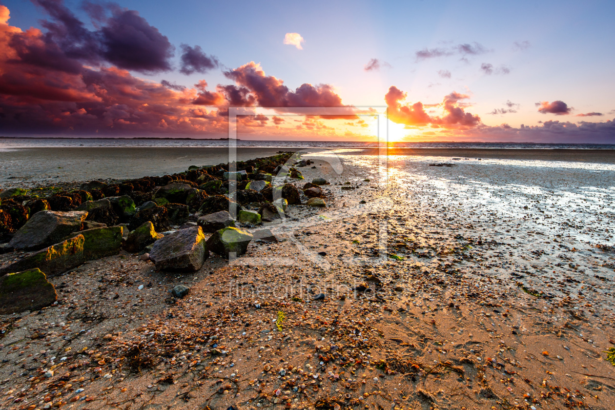 Bild-Nr.: 11833345 Sonnenuntergang am Strand von Föhr erstellt von Konstantin-Articus