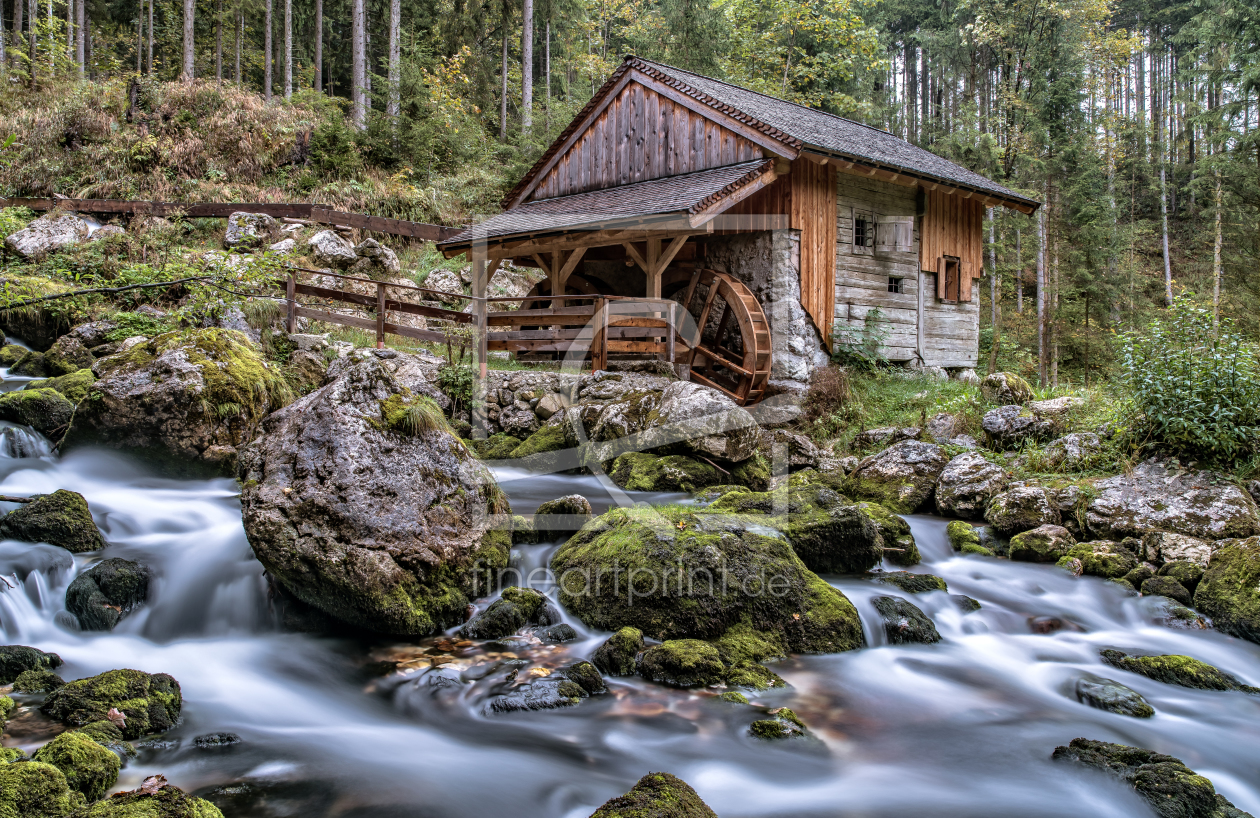 Bild-Nr.: 11833945 Wassermühle - Salzburger Land Österreich erstellt von Achim Thomae