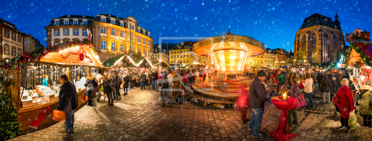 Bild-Nr.: 11838819 Weihnachtsmarkt Panorama in Heidelberg erstellt von eyetronic