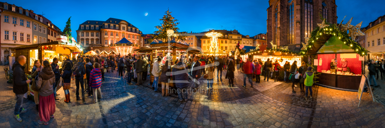 Bild-Nr.: 11838867 Weihnachtsmarkt Panorama bei Nacht erstellt von eyetronic