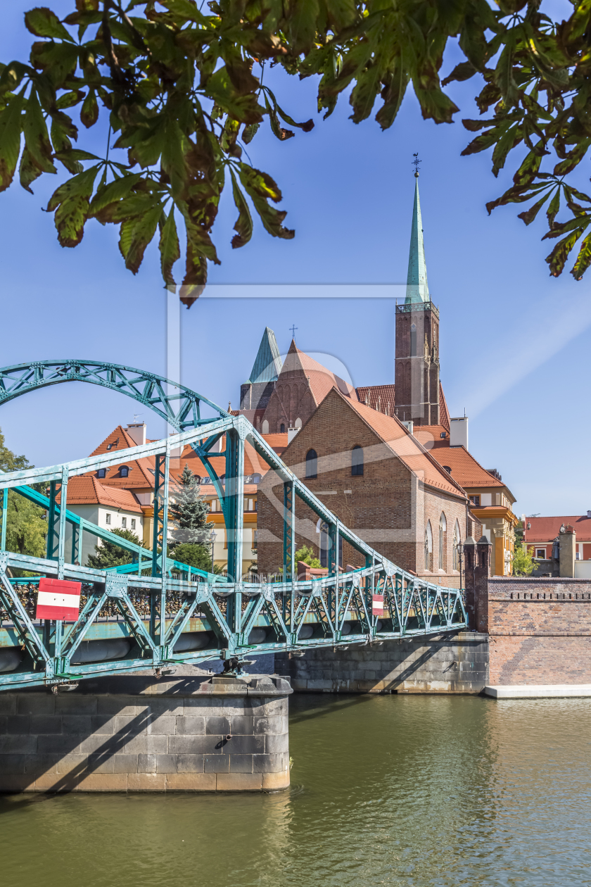 Bild-Nr.: 11840577 BRESLAU Kreuzkirche und Dombrücke erstellt von Melanie Viola