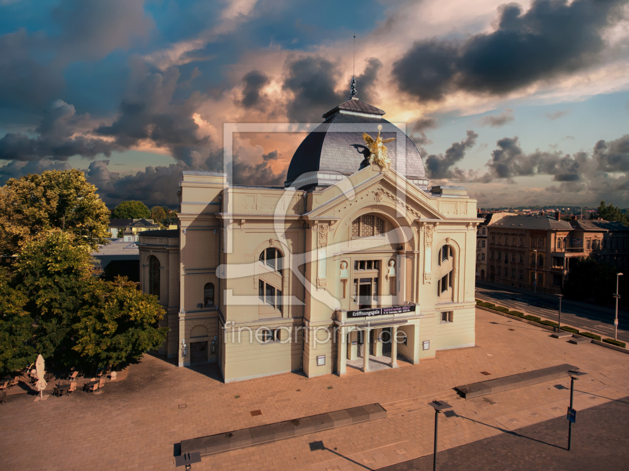 Bild-Nr.: 11842571 Theater Gera Luftfottografie Sonnenuntergang Herbs erstellt von artefacti