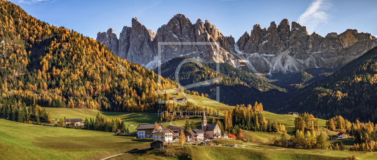 Bild-Nr.: 11853727 Herbst im Villnösstal erstellt von Achim Thomae