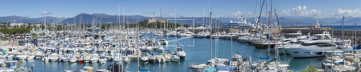 Bild-Nr.: 11855043 ANTIBES Festung Fort Carre und Hafen Port Vauban erstellt von Melanie Viola