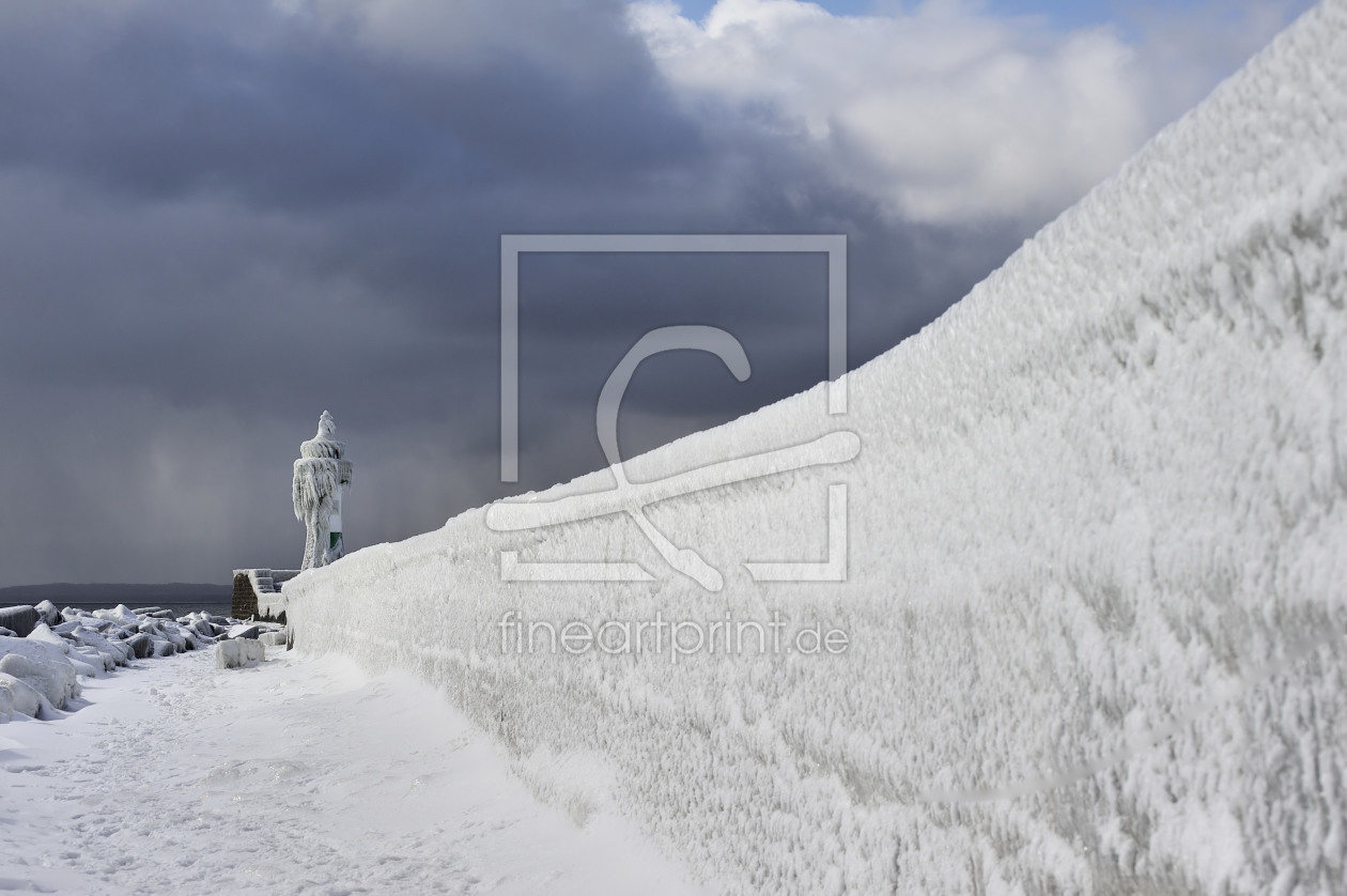 Bild-Nr.: 11855233 Leuchtturm im Winter erstellt von Sabine Schmidt