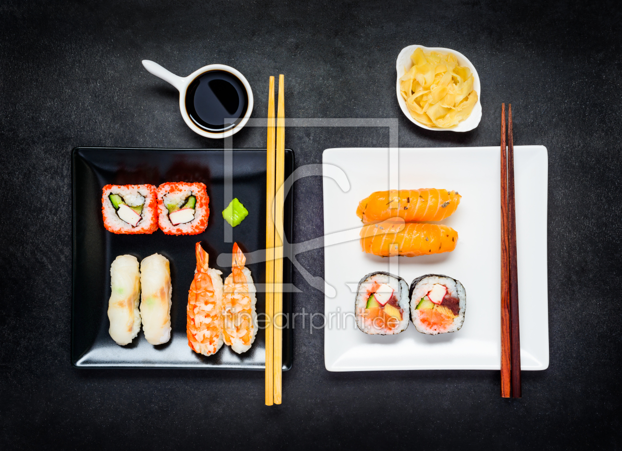 Bild-Nr.: 11855823 Teller mit Sushi Bild-Nr.: 11855823 Teller mit Sushi erstellt von xfotostudio