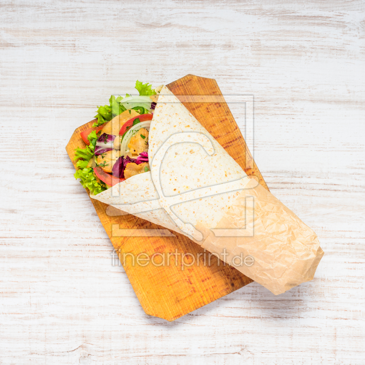 Bild-Nr.: 11857178 Shawarma Brot mit Fleisch und Gemüse erstellt von xfotostudio