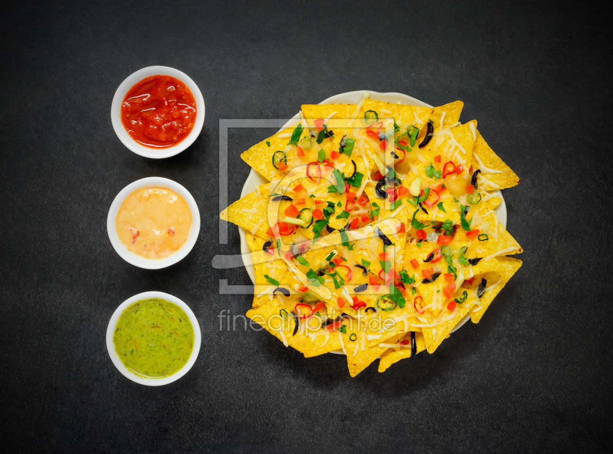 Bild-Nr.: 11857872 Tortilla Nachos mit Dip erstellt von xfotostudio