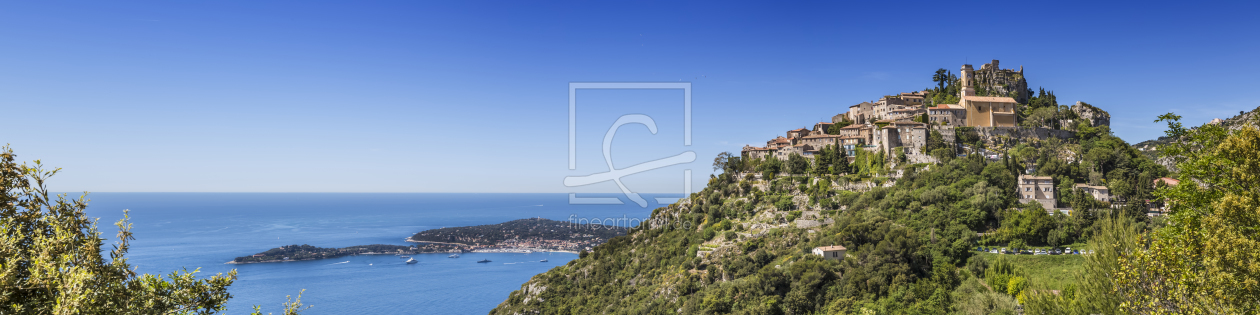 Bild-Nr.: 11859181 COTE D'AZUR Eze und Küste - Panorama  erstellt von Melanie Viola