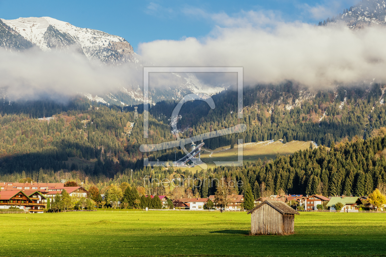 Bild-Nr.: 11859337 Oberstdorf mit Flugschanze erstellt von TomKli