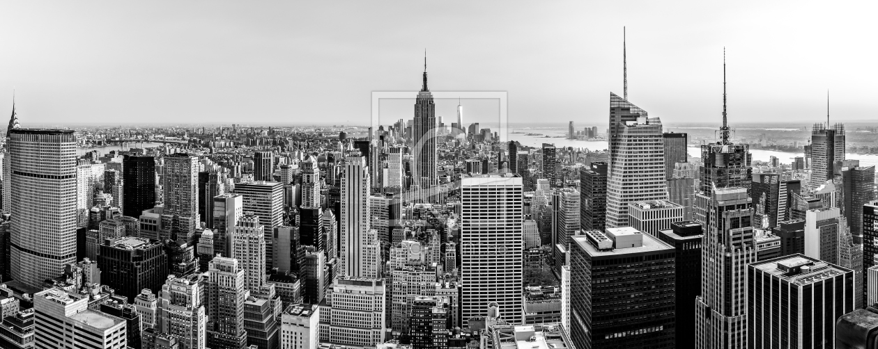 Bild-Nr.: 11860622 Manhattan Panorama schwarzweiß erstellt von Thomas Gerber