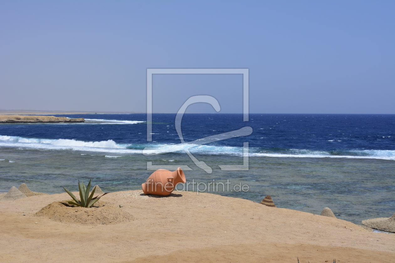 Bild-Nr.: 11861475 Rotes Meer - Strand mit Krug - Ägypten erstellt von KundenNr-327077