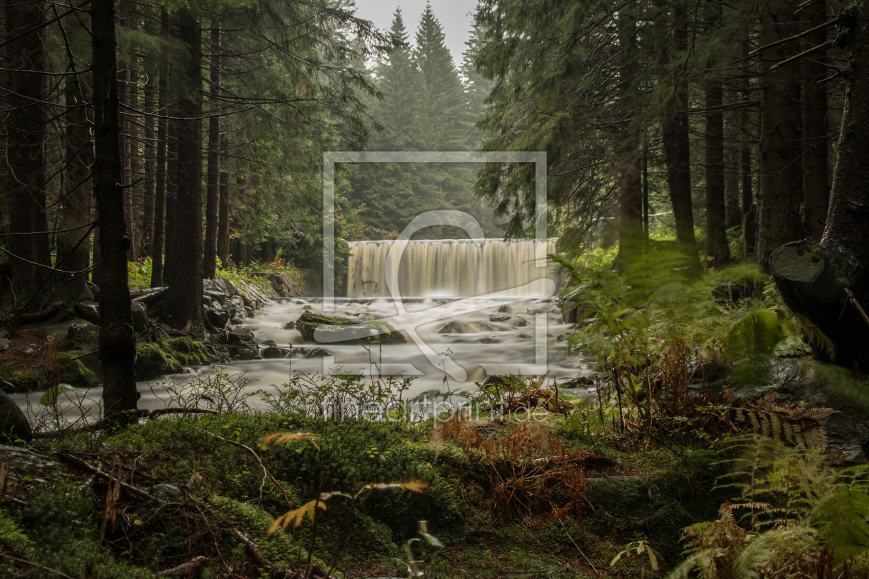 Bild-Nr.: 11867312 Wasserfall im Wald - Langzeitbelichtung erstellt von Harry-Hennington