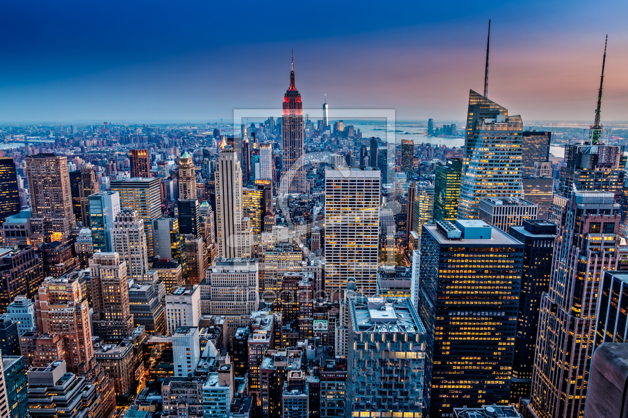 Bild-Nr.: 11868010 New York Blue Hour erstellt von Thomas Gerber