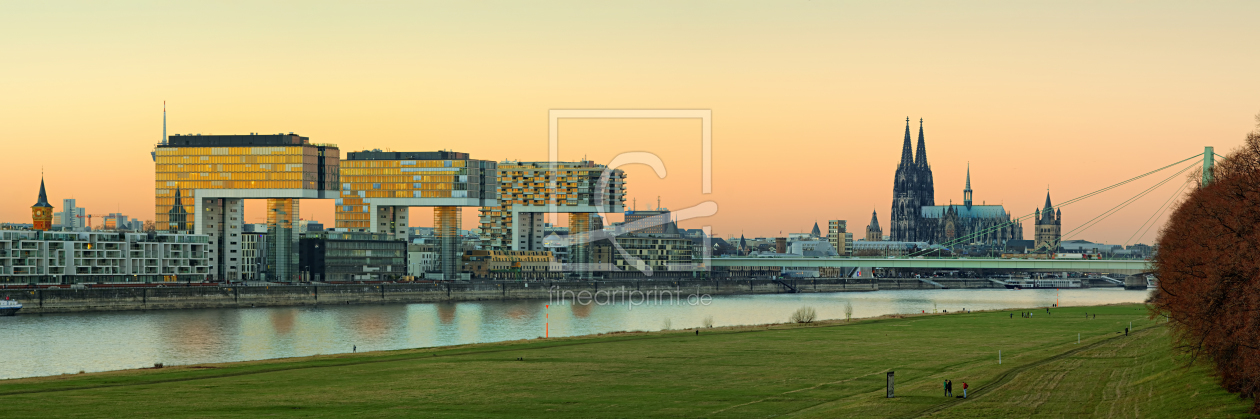 Bild-Nr.: 11868363 Köln Skyline Abendlicht erstellt von Rolf Eschbach