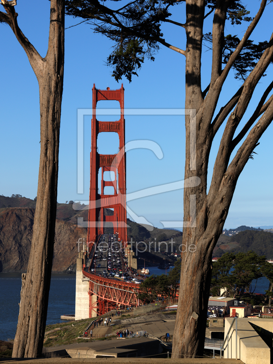 Bild-Nr.: 11869014 Golden Gate Bridge San Francisco Drei Säulen erstellt von Spot-Shot