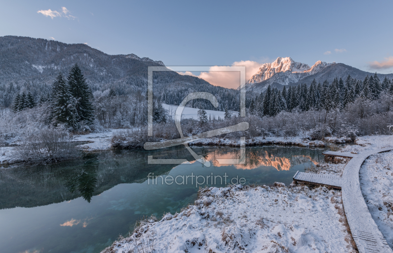 Bild-Nr.: 11870343 Bergsee im Winter erstellt von Graphitone