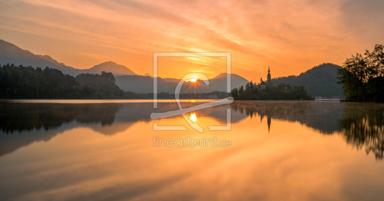 Bild-Nr.: 11873909 Bled bei Sonnenuntergang erstellt von Graphitone