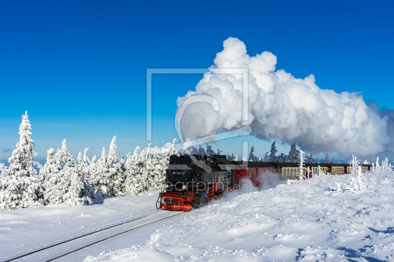 Bild-Nr.: 11878024 Kraftvoller Dampf im Winter von 99 7247-2 erstellt von KundenNr-329836