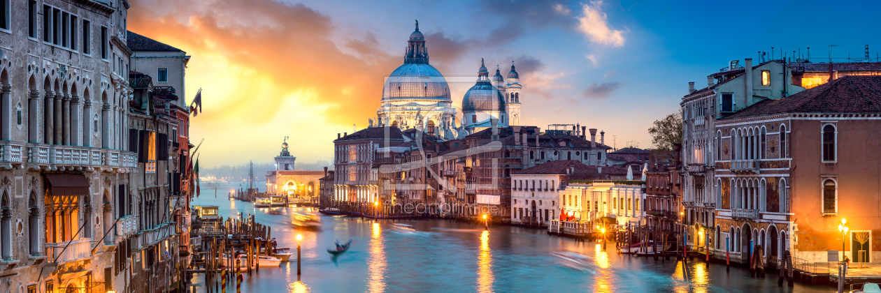 Bild-Nr.: 11880220 Canal Grande Panorama in Venedig, Italien erstellt von eyetronic