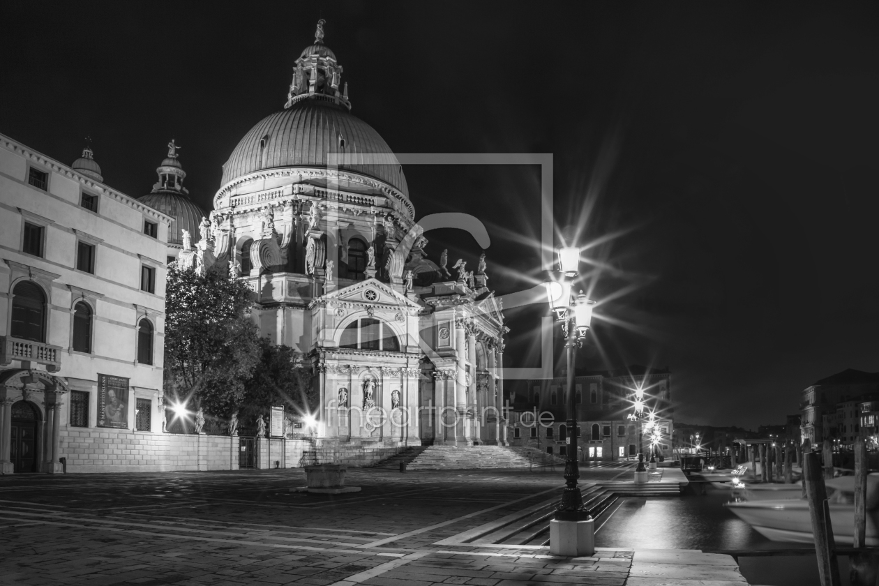 Bild-Nr.: 11880290 VENEDIG Santa Maria della Salute schwarz-weiß  erstellt von Melanie Viola