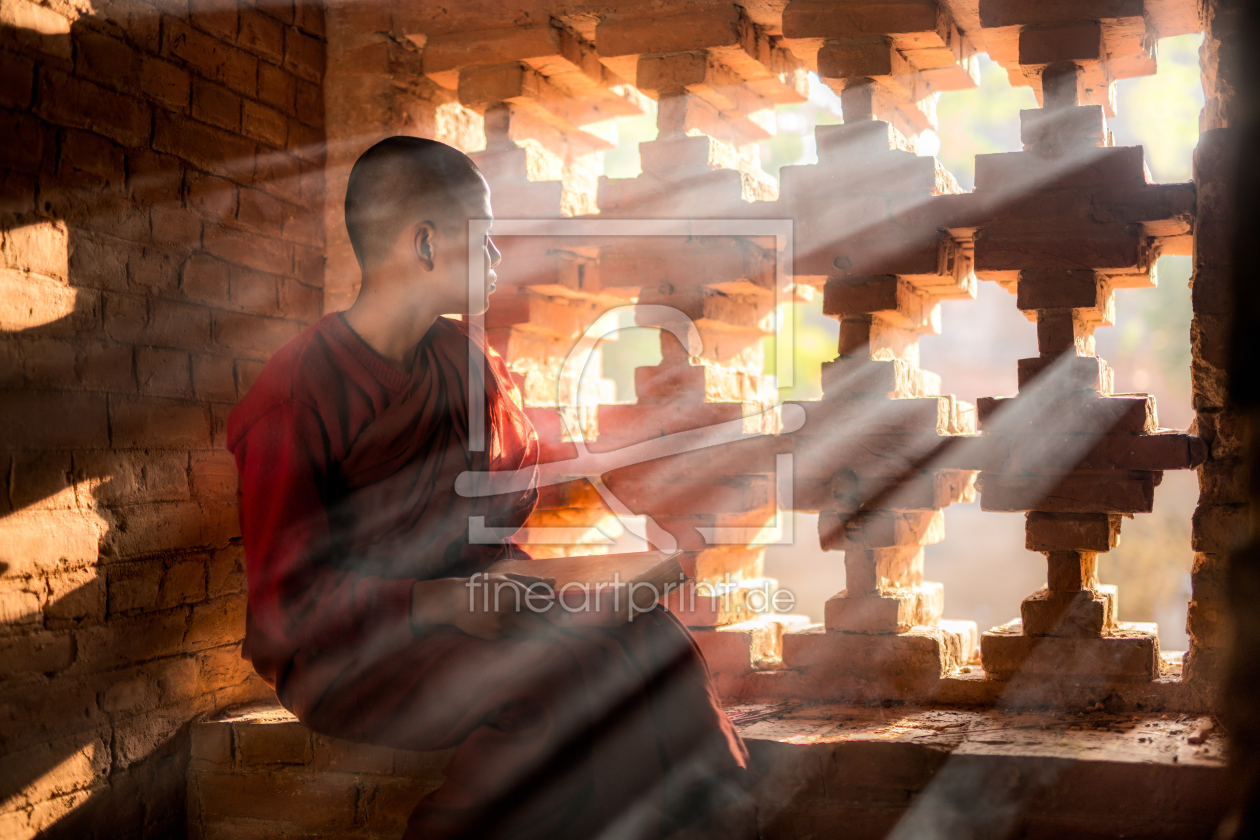 Bild-Nr.: 11880555 Buddhistischer Mönch in Bagan, Myanmar erstellt von eyetronic