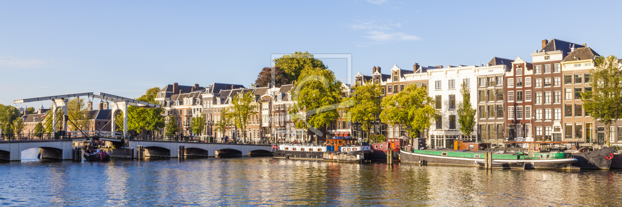 Bild-Nr.: 11880935 Magere Brug und Hausboote in Amsterdam erstellt von dieterich
