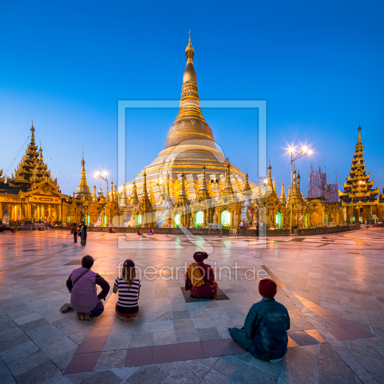 Bild-Nr.: 11881056 Shwedagon Pagode in Yangon, Myanmar erstellt von eyetronic