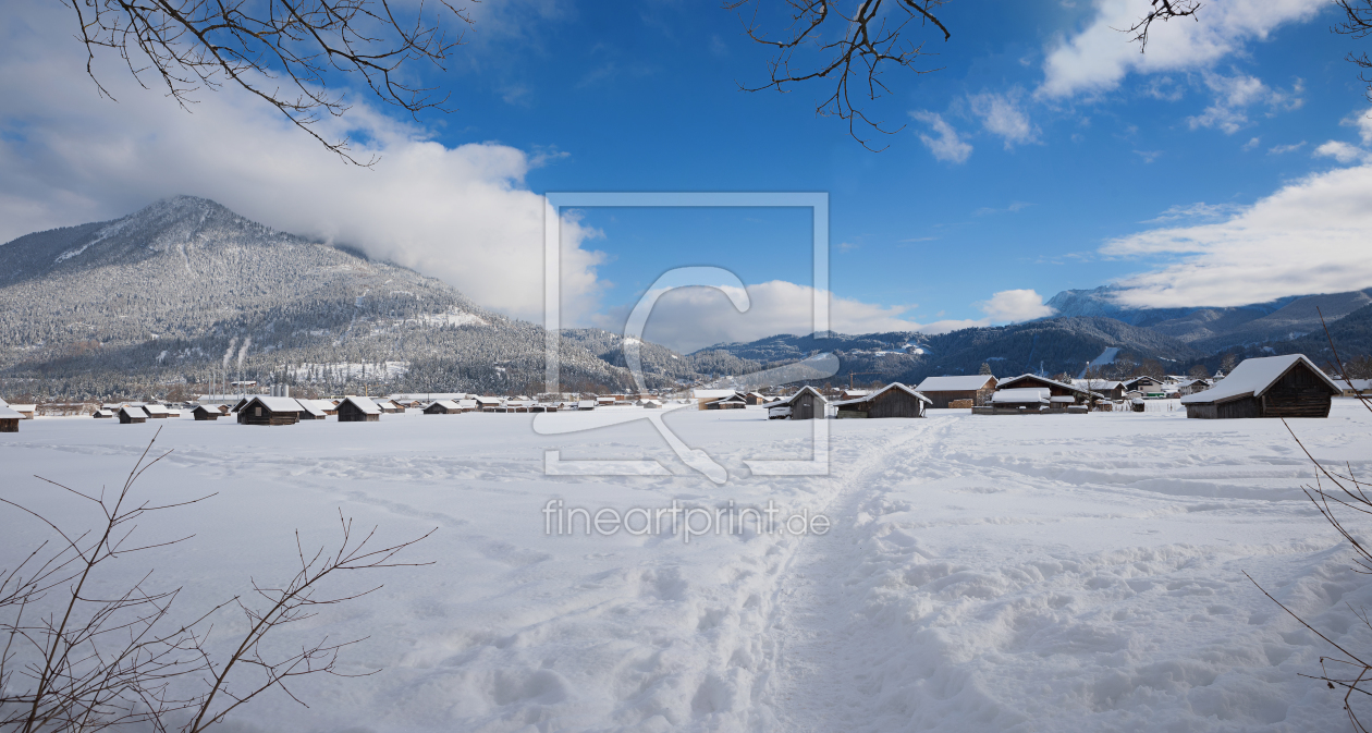 Bild-Nr.: 11881281 Winterwanderweg Garmisch erstellt von SusaZoom
