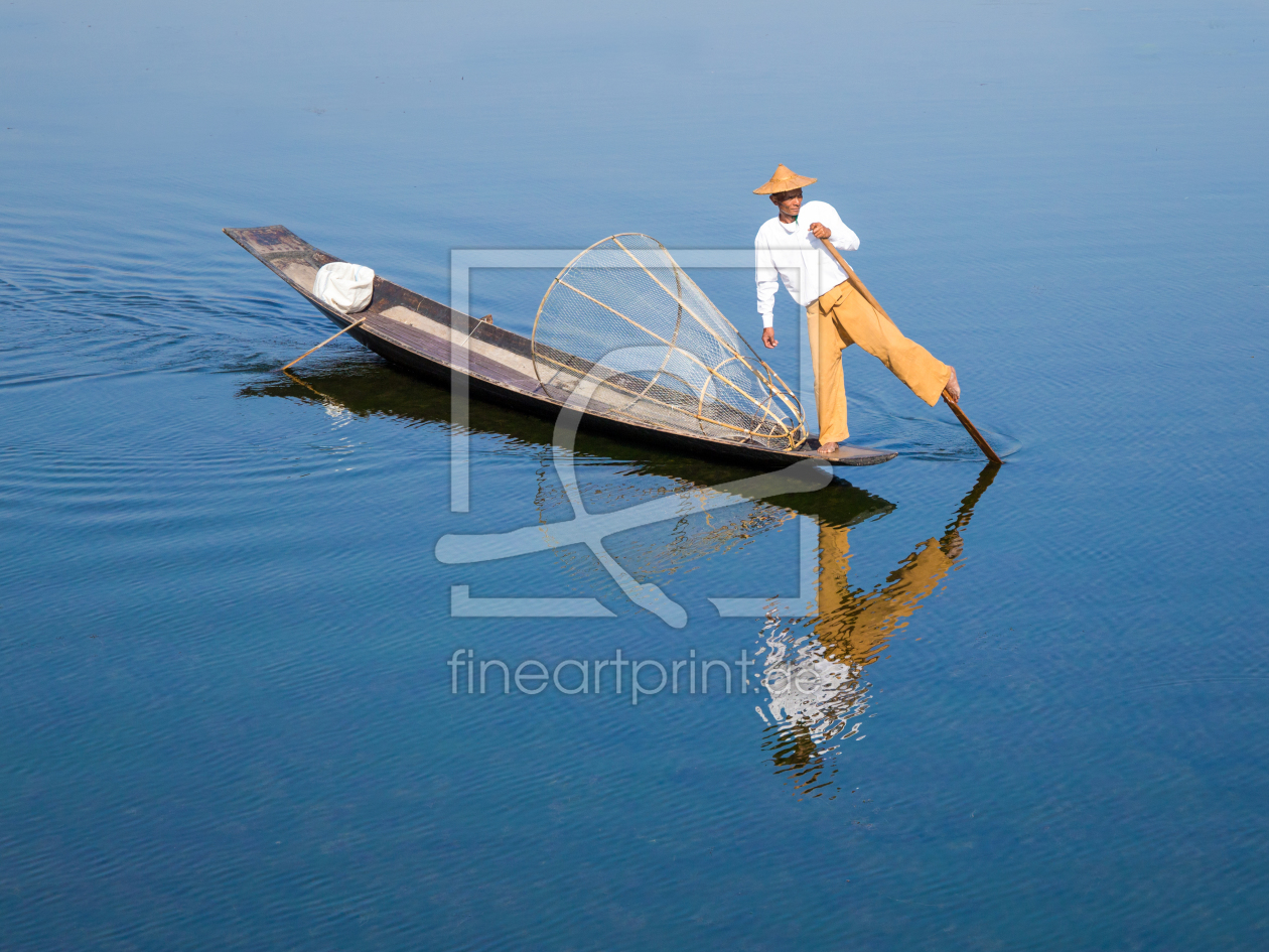 Bild-Nr.: 11881556 Fischer auf dem Inle Lake in Myanmar erstellt von eyetronic