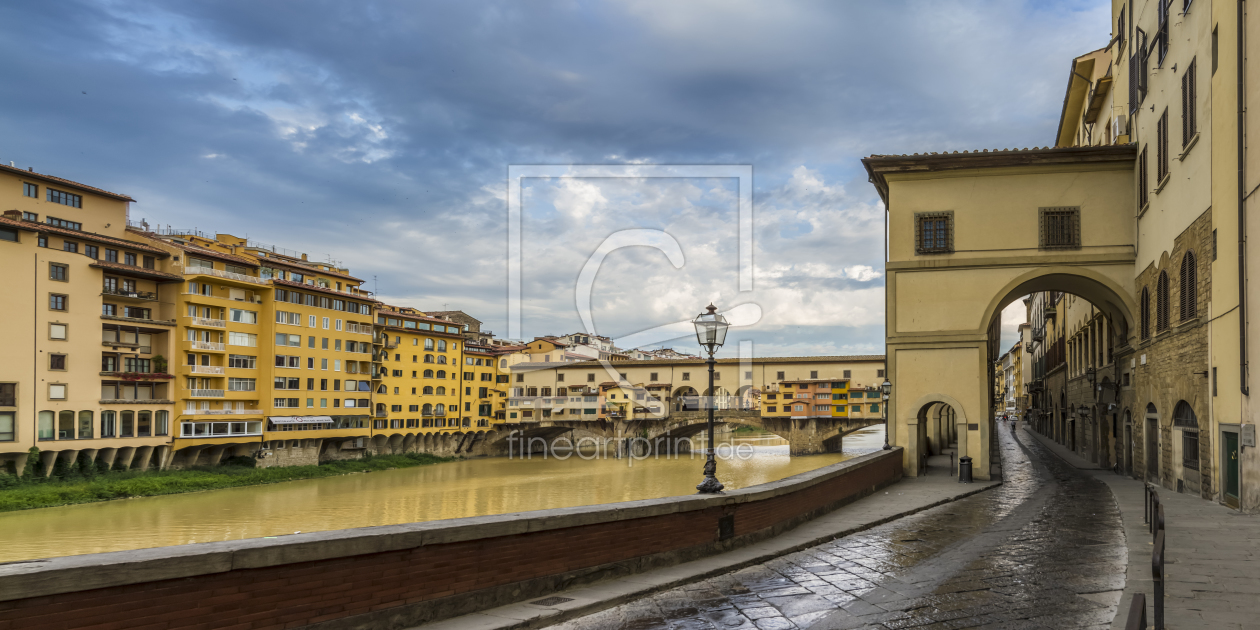 Bild-Nr.: 11882910 FLORENZ Ponte Vecchio - Panorama erstellt von Melanie Viola