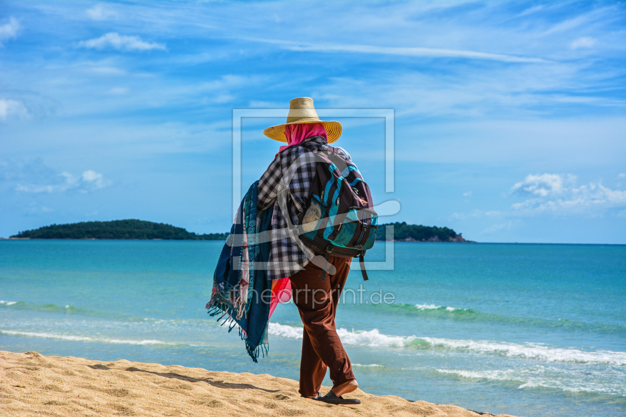 Bild-Nr.: 11884967 Mann am Strand erstellt von KundenNr-330594