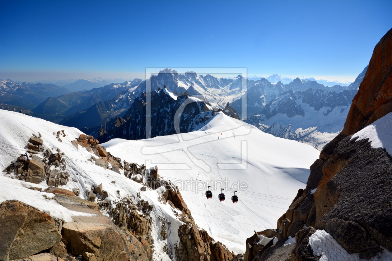 Bild-Nr.: 11885307 Blick vom Aiguille du Midi erstellt von GUGIGEI