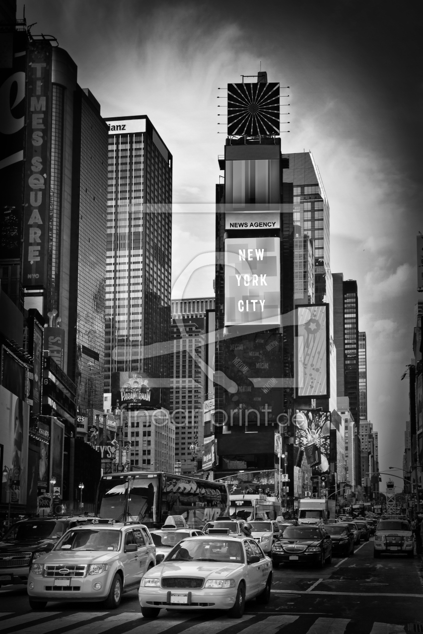 Bild-Nr.: 11888224 NEW YORK CITY Times Square Monochrom  erstellt von Melanie Viola