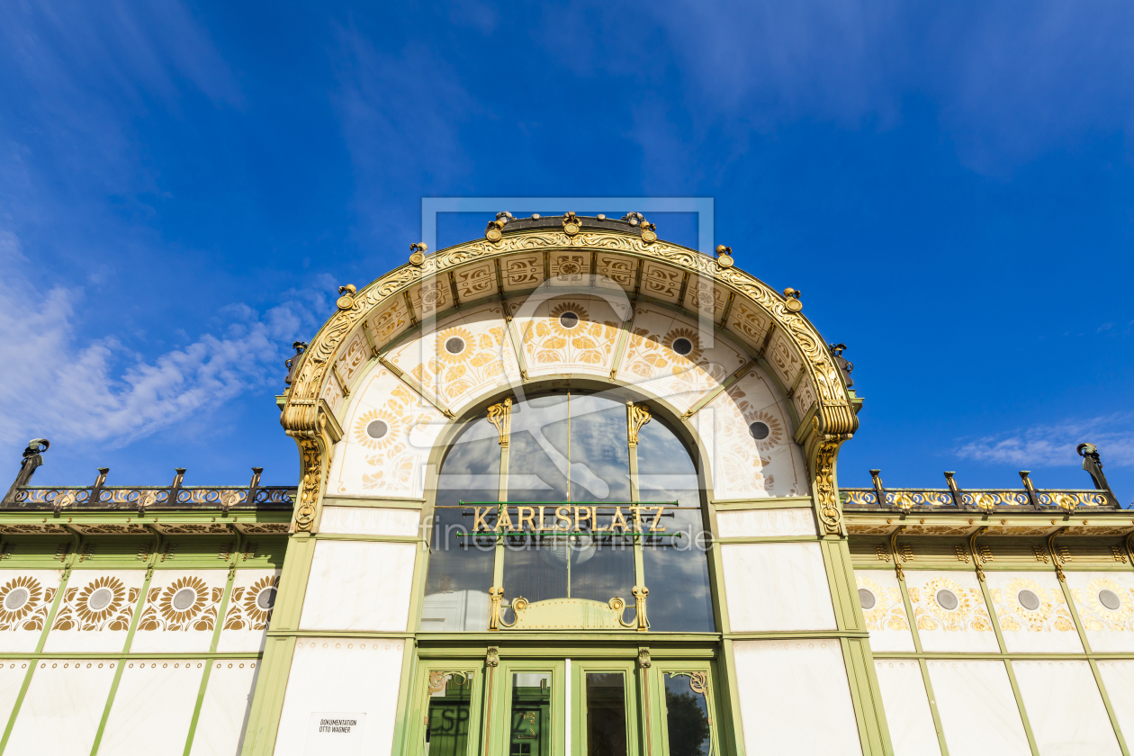 Bild-Nr.: 11890318 Stadtbahnstation Karlsplatz in Wien erstellt von dieterich