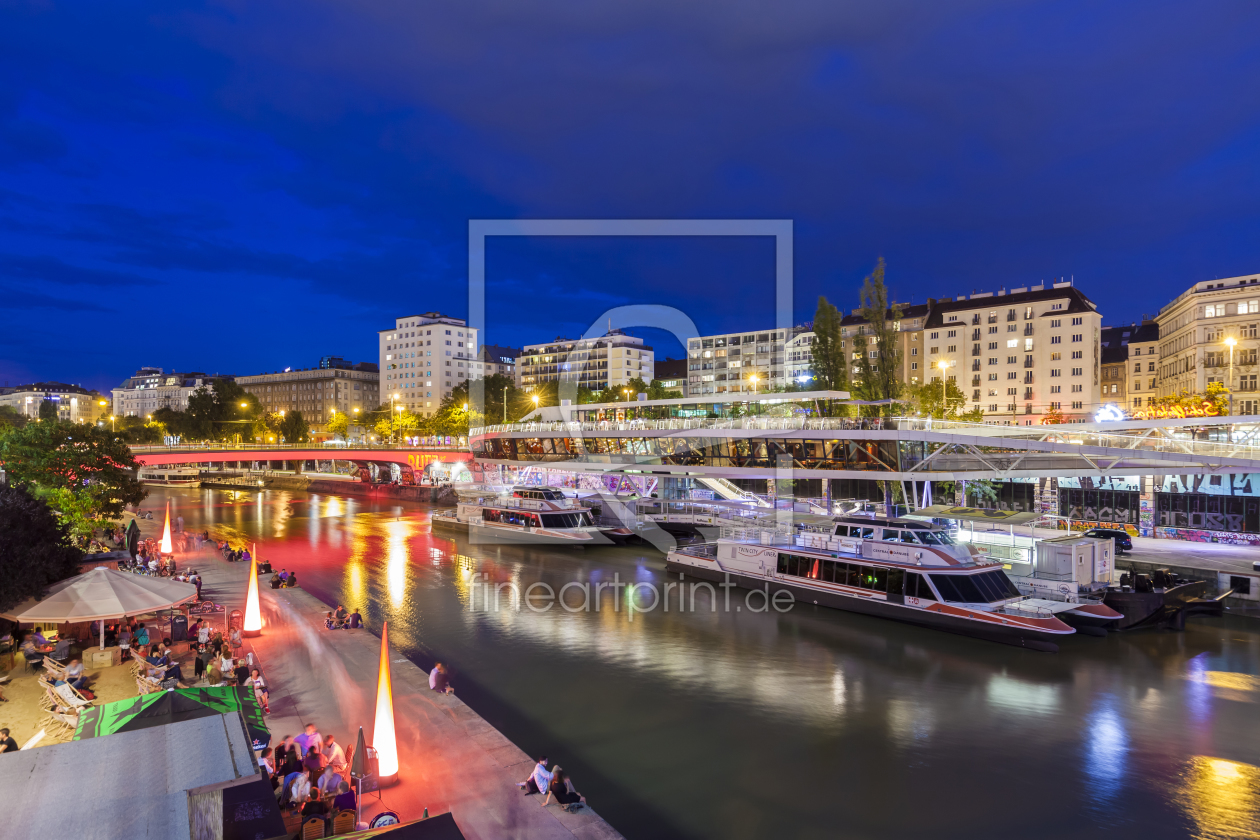 Bild-Nr.: 11890641 Donaukanal beim Schwedenplatz in Wien erstellt von dieterich