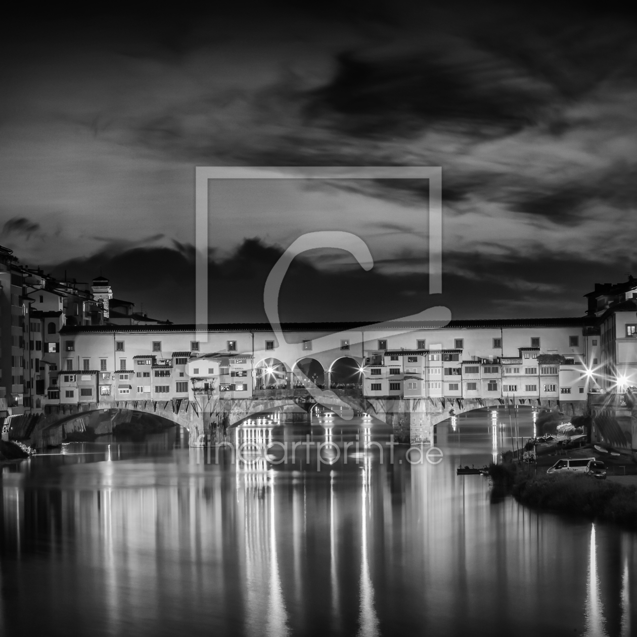 Bild-Nr.: 11893468 FLORENZ Ponte Vecchio bei Sonnenuntergang erstellt von Melanie Viola