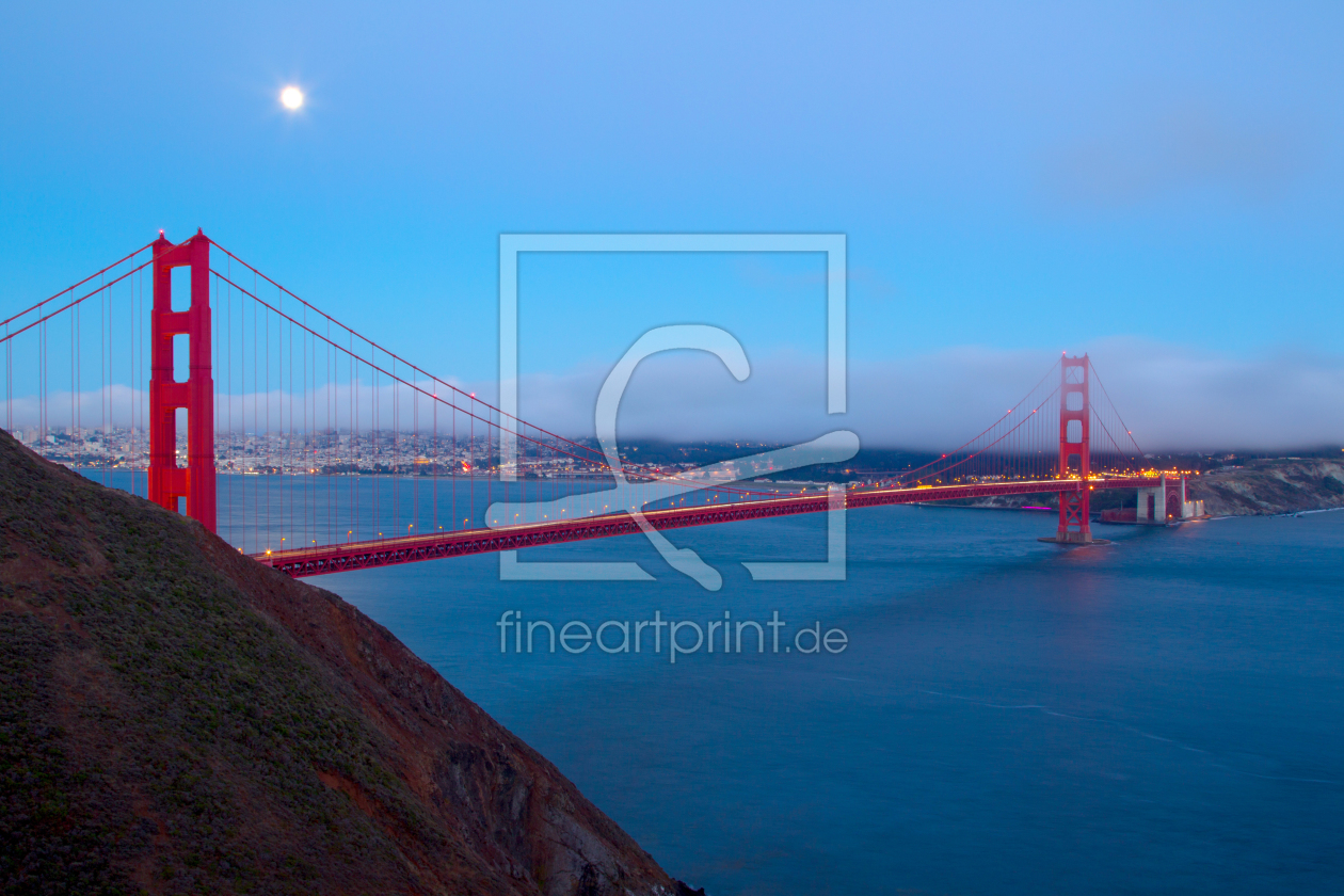 Bild-Nr.: 11894250 Vollmond über der Golden Gate Bridge erstellt von DirkR