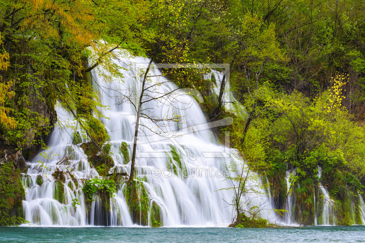 Bild-Nr.: 11894312 Frühling an den Wasserfällen von Plitvice erstellt von Daniela Beyer