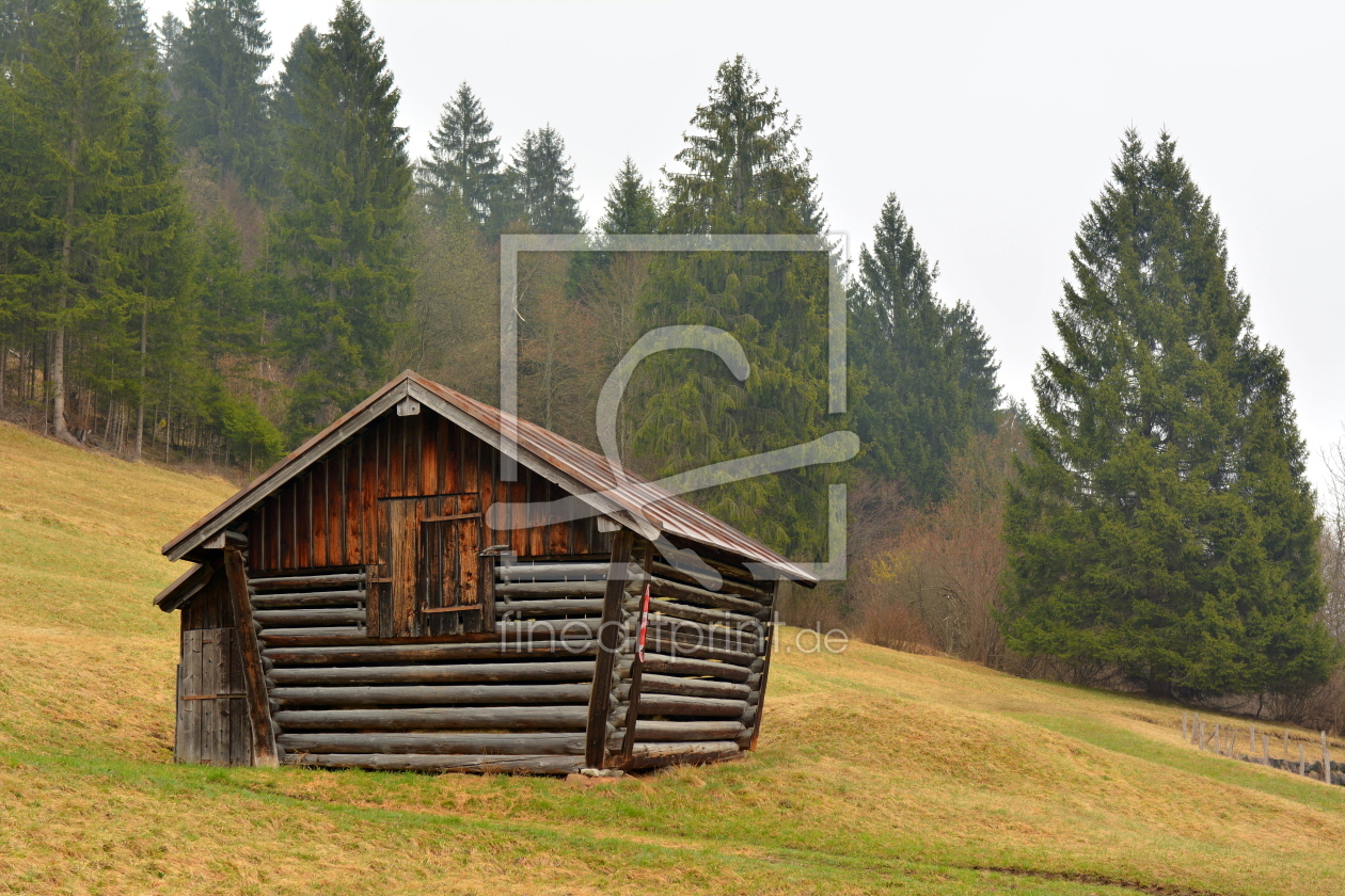 Bild-Nr.: 11895428 Hütte am Waldrand erstellt von GUGIGEI