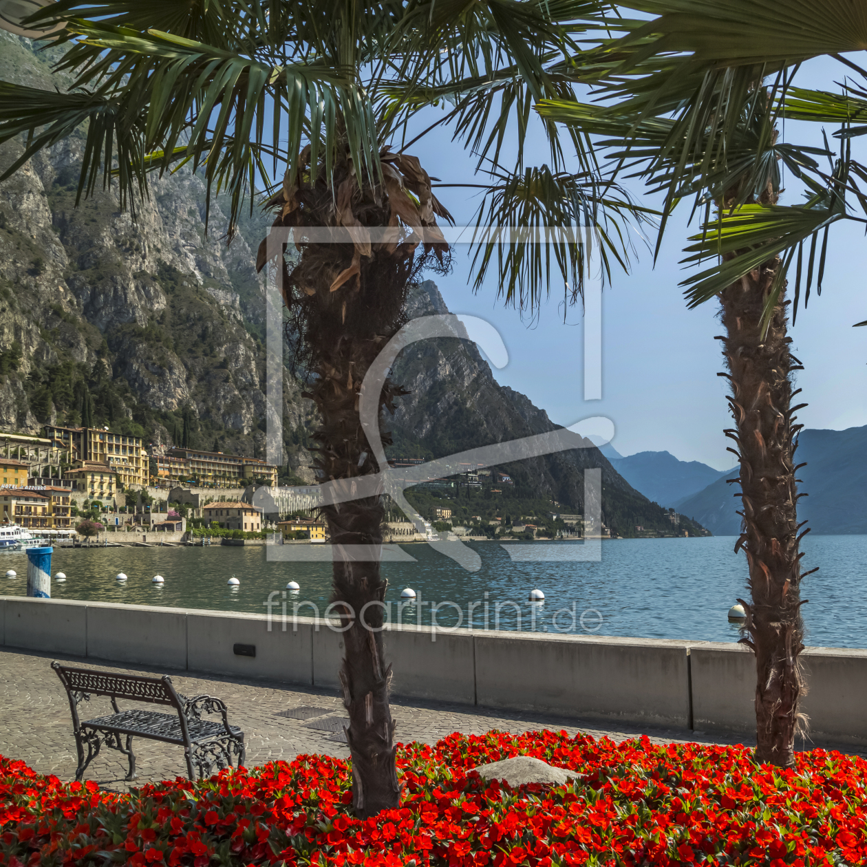 Bild-Nr.: 11896543 GARDASEE Prächtige Uferpromenade Limone sul Garda erstellt von Melanie Viola