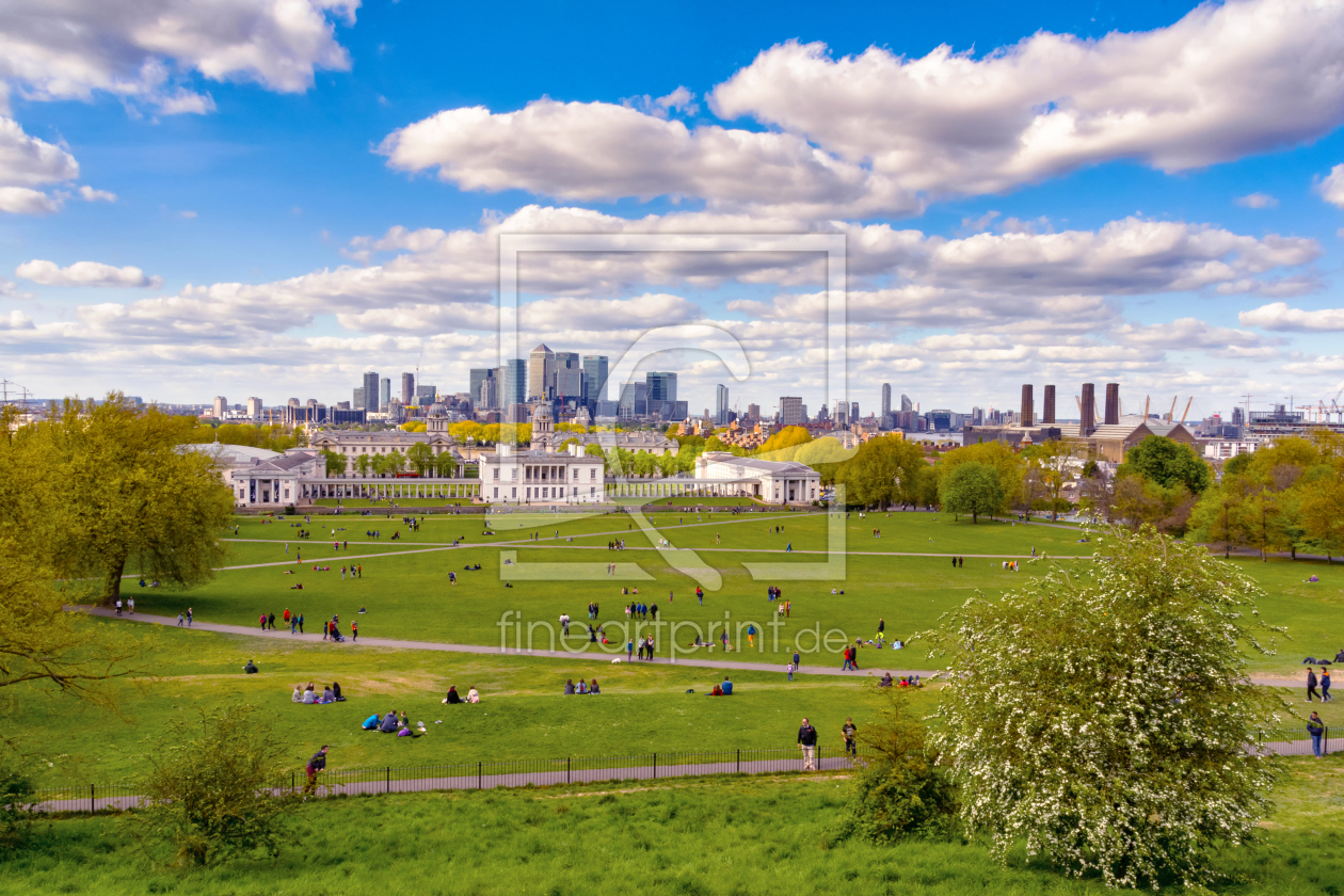 Bild-Nr.: 11899912 Skyline from Greenwich  erstellt von Angela  Dölling