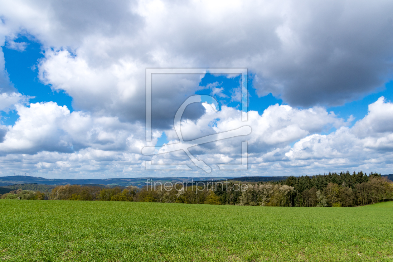 Bild-Nr.: 11901848 Wolken ziehen über eine blühende Landschaft erstellt von RonNi