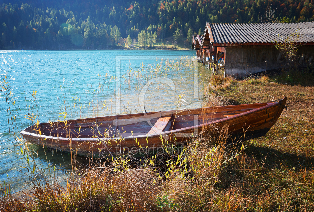 Bild-Nr.: 11902699 Holzboot am See erstellt von SusaZoom