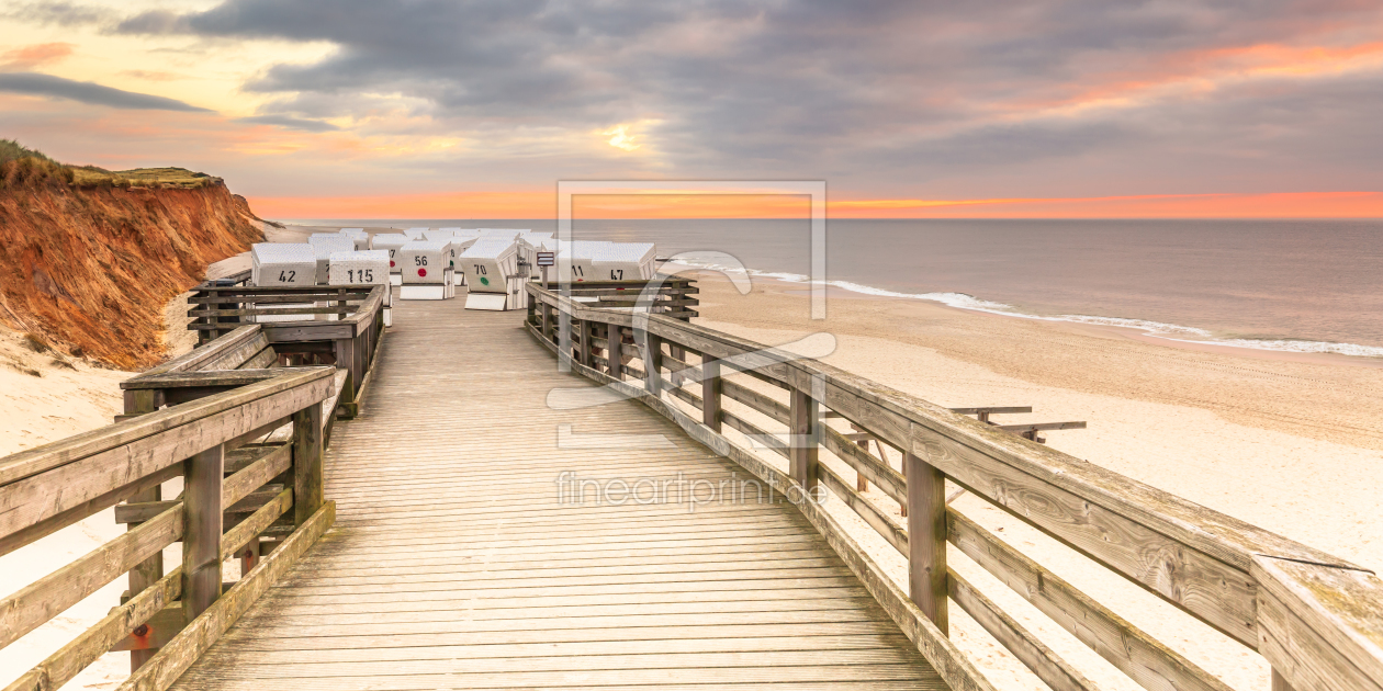 Sylt - Sonnenuntergang am Roten Kliff als