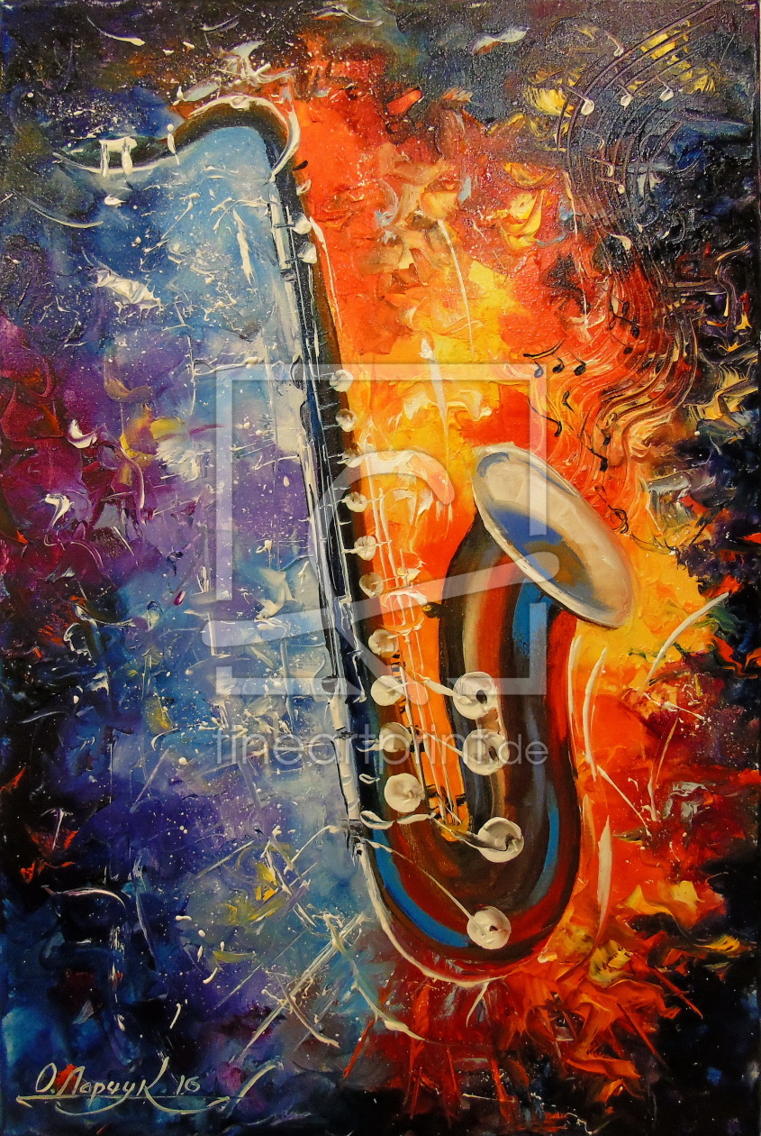 Bild-Nr.: 11902956 The saxophone erstellt von olha darchuk