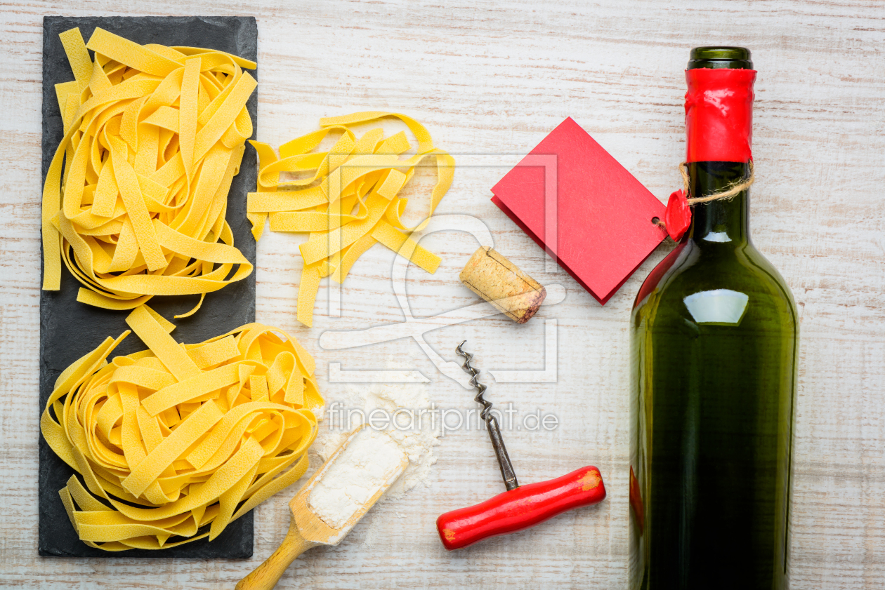 Bild-Nr.: 11903774 Wein und Pasta erstellt von xfotostudio