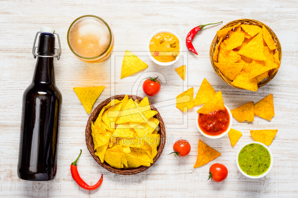 Bild-Nr.: 11904563 Tortilla Chips und Bier erstellt von xfotostudio