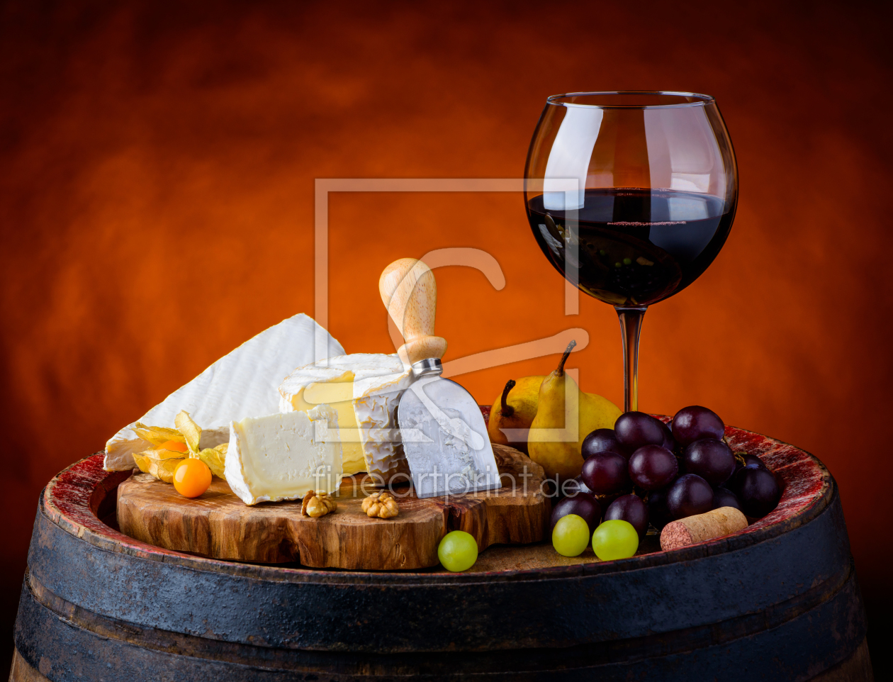 Bild-Nr.: 11908839 Wein und Käse Stillleben Bild-Nr.: 11908839 Wein und Käse Stillleben erstellt von xfotostudio