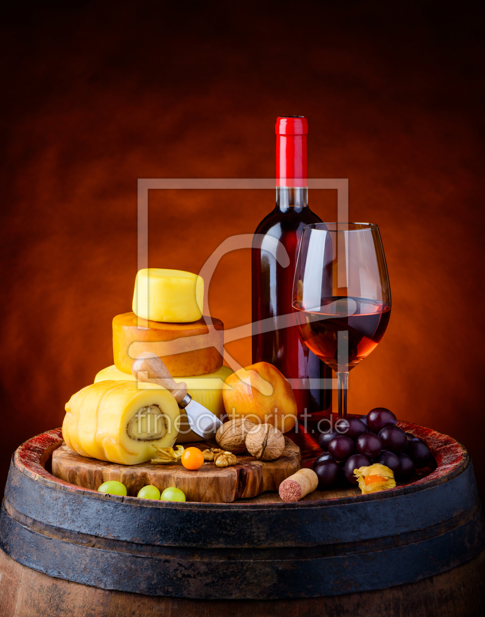 Bild-Nr.: 11909381 Käse und Rosewein erstellt von xfotostudio